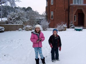 Snow in Ripon, England. Winter of 2009.