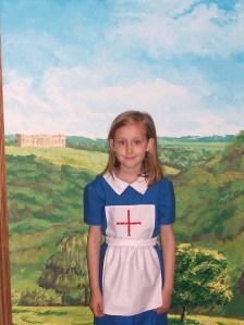 Katie playing dress up at Castle Howard. AKA, "Someone call the medic, they are opening the cheese!"