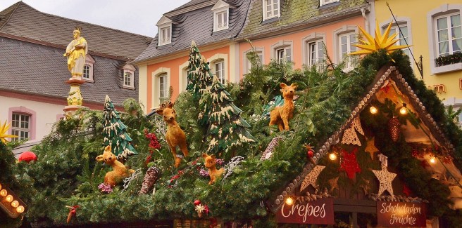 Rooftop at Trier Christmas Market, 2014