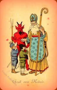 Victorian St Nick and Krampus