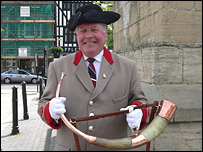 George Pickles, the Wakeman, photo courtesy of the BBC