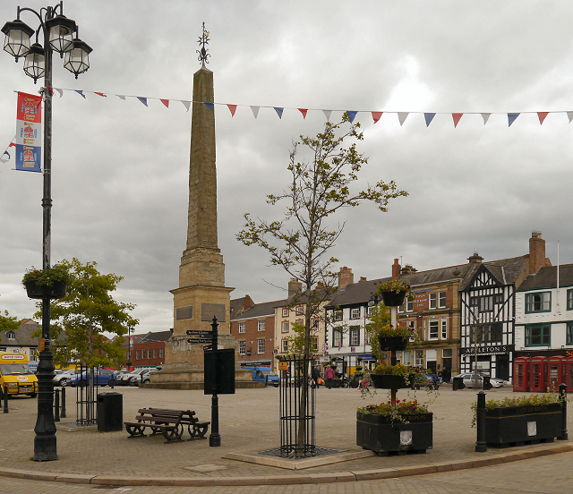 Ripon Market Square, Copyright David Dixon and licensed for reuse under Creative Commons Licence.