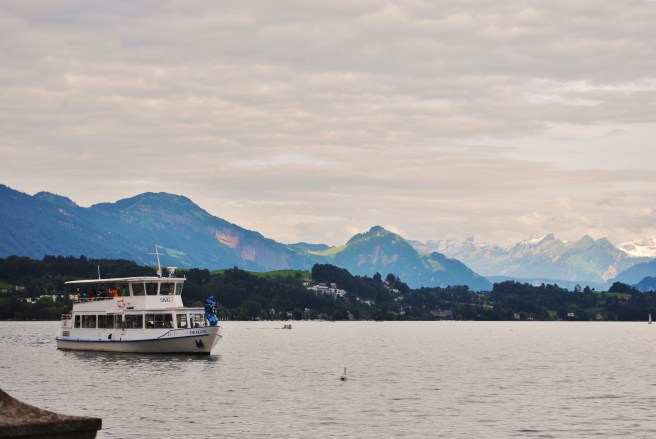 Lovely Lake Lucerne and the Alps