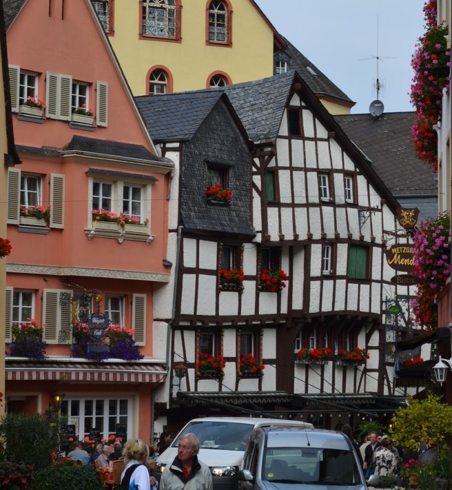 Bernkastel-Kues, on the Mosel River.  Crooked floors in a half-timber house.