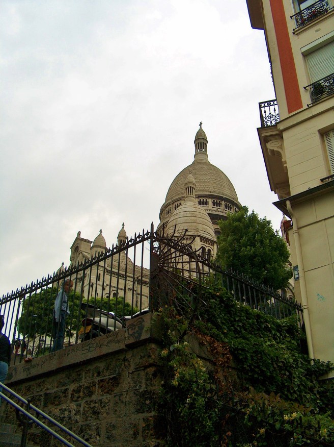 Climbing the stairs of Montmartre, 2008