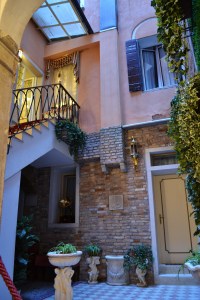 The stairs to our suite.