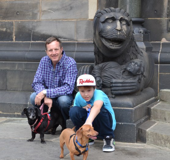 With pups in Bremen, Germany