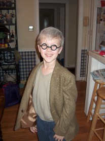 Glasses and graying hair-- it's no joke.