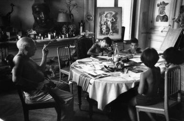 Picasso at Home, by Rene Burri