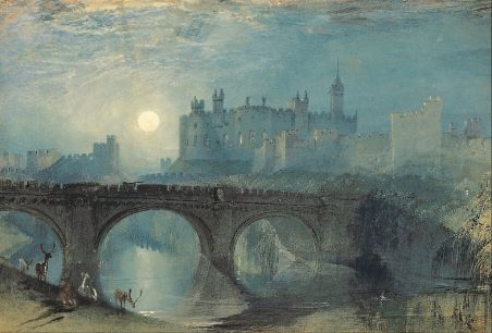 Alnwick Castle painting, by J.M.W. Turner